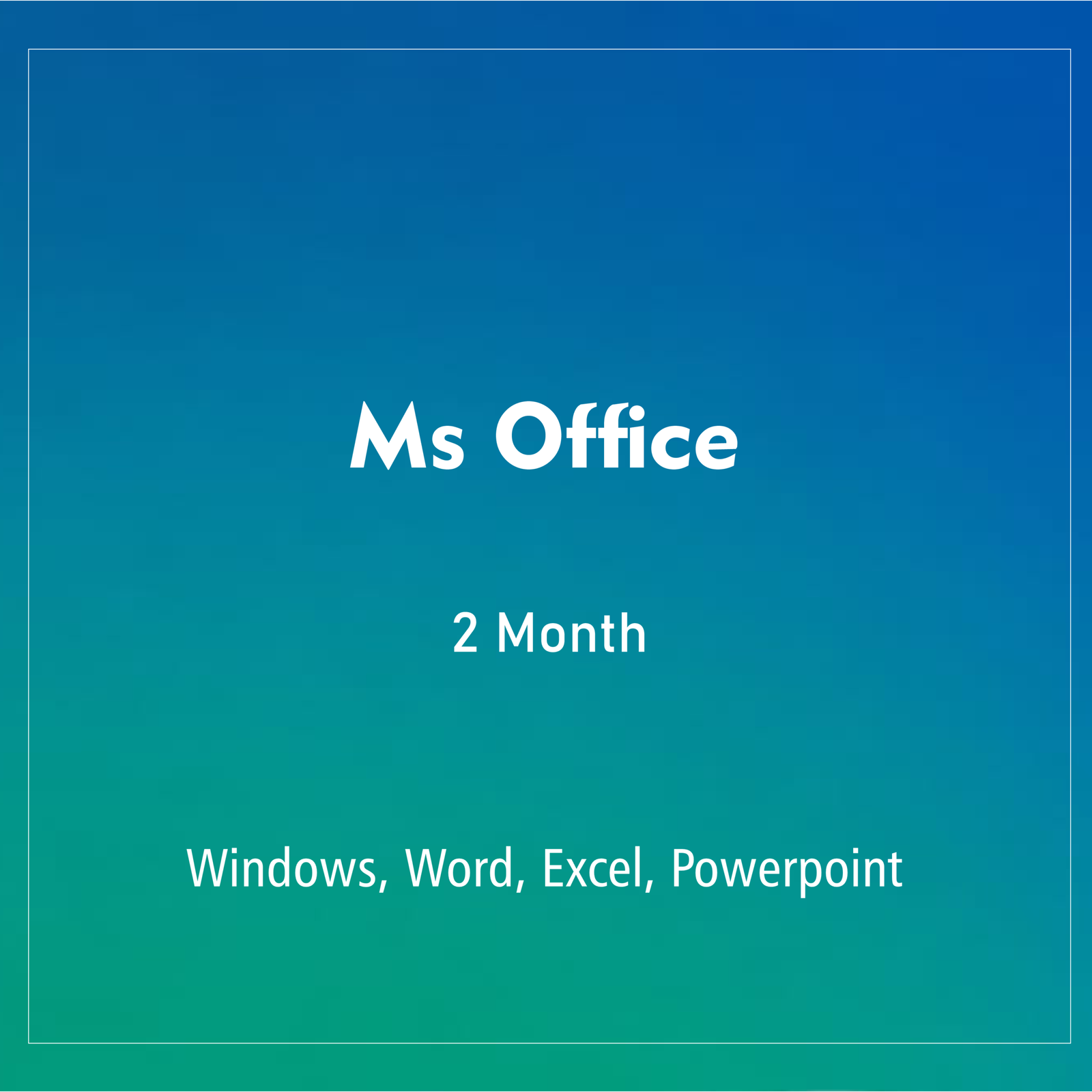 MS OFFICE