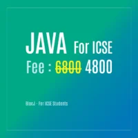 JAVA FOR ICSE
