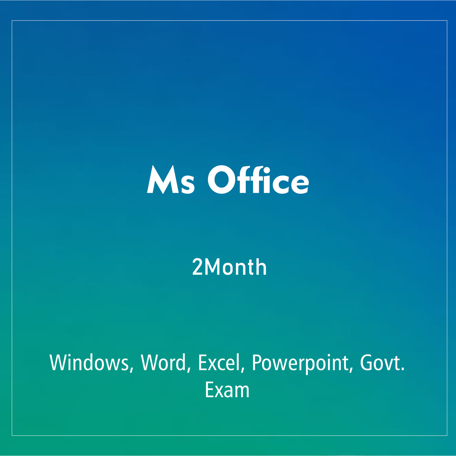 MS OFFICE
